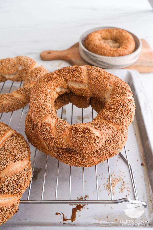 Rezeptbild: Türkische Sesamringe (Simit)