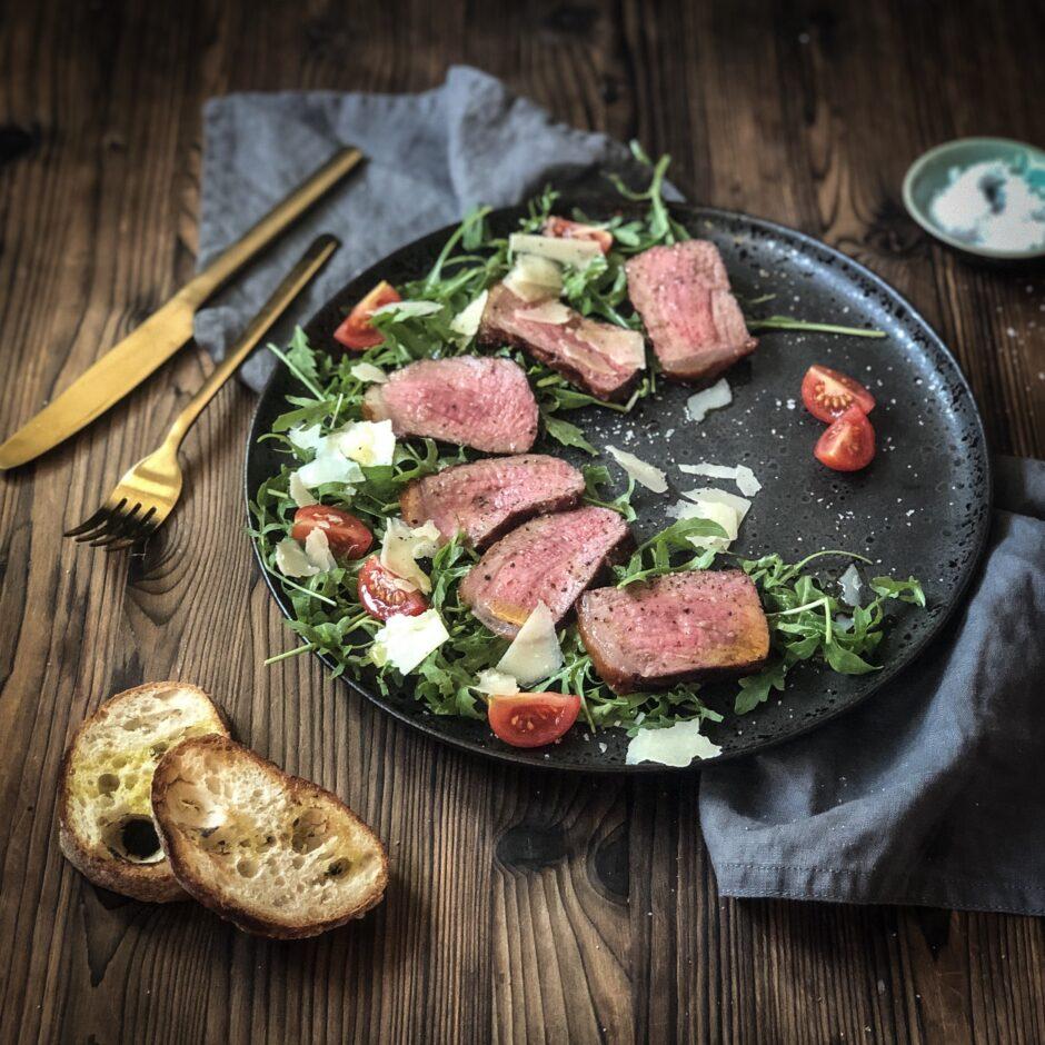 Rezeptbild: TAGLIATA DI MANZO – LOW CARB GRILLREZEPT