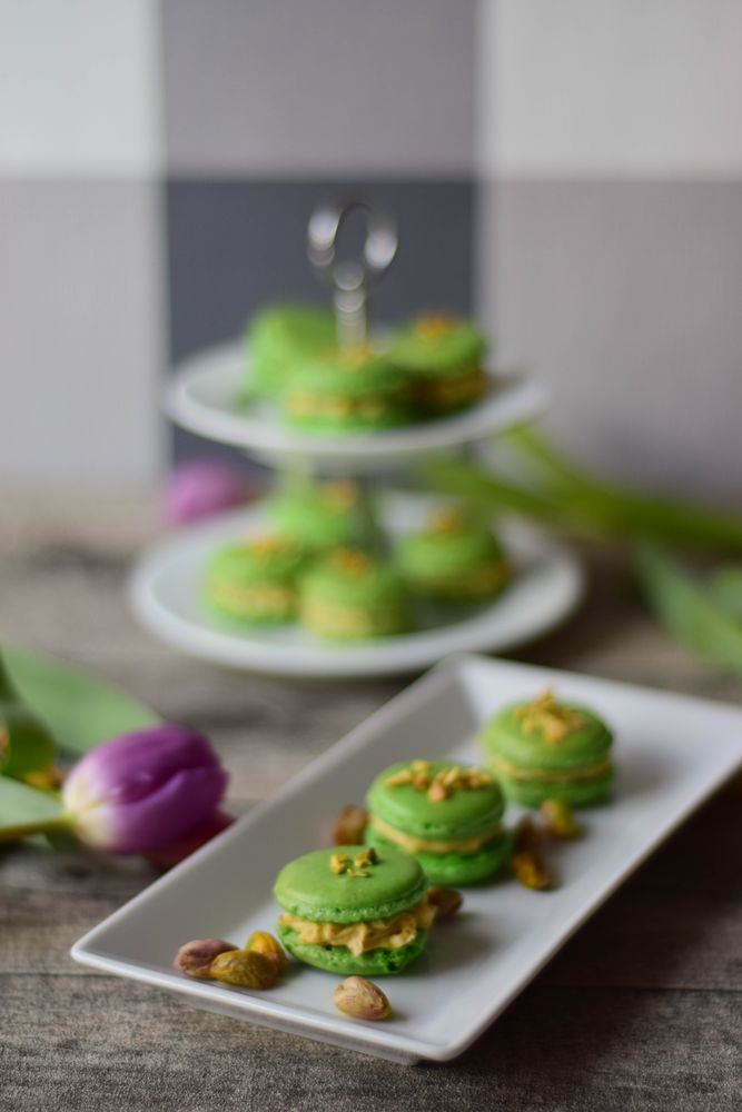 Rezeptbild: Pistazien Macarons