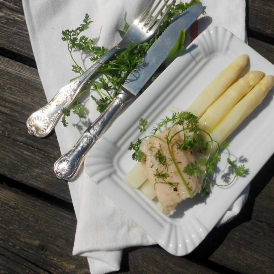 Rezeptbild: Backrohr-Spargel