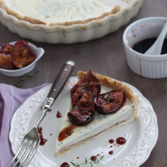 Rezeptbild: Gorgonzola-Panna-Cotta-Tarte