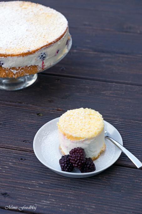 Rezeptbild: Brombeer-Käsesahne Torte 