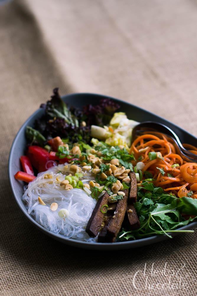 Rezeptbild: Vietnamesischer Glasnudelsalat