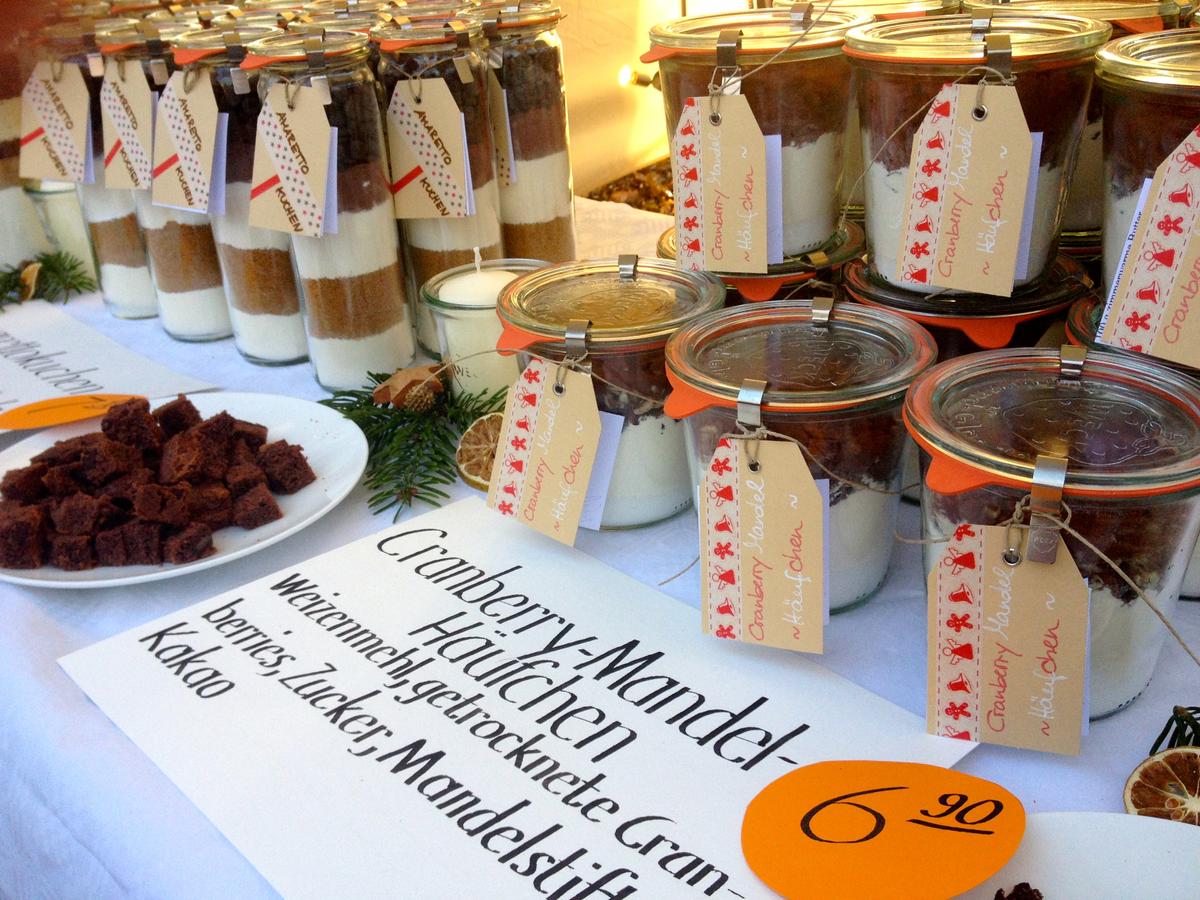 Rezeptbild: Amarettokuchen als Backmischung im Glas