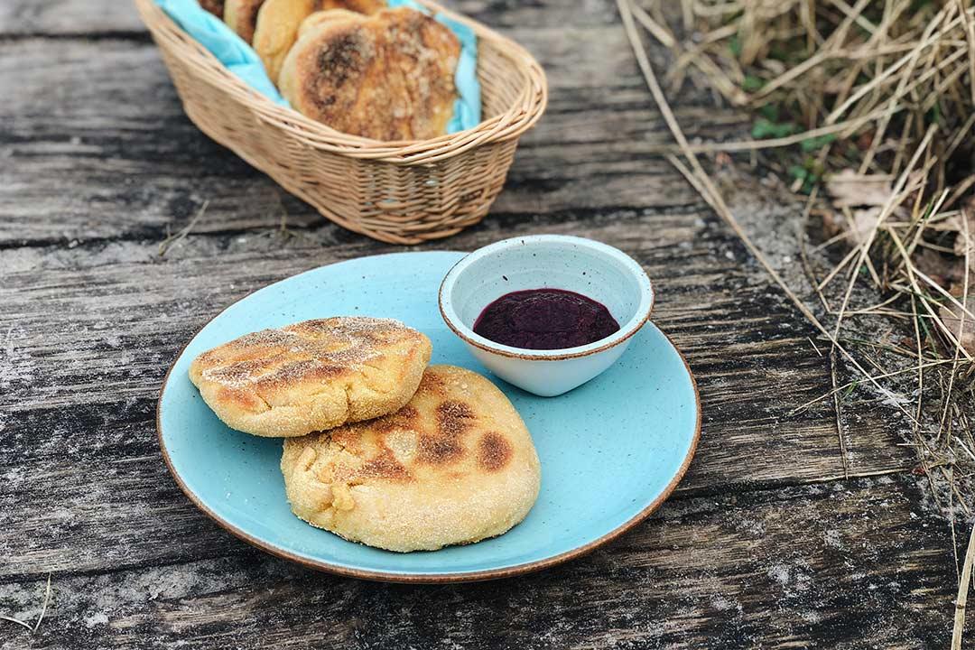 Rezeptbild: English Muffins in der Pfanne selber machen