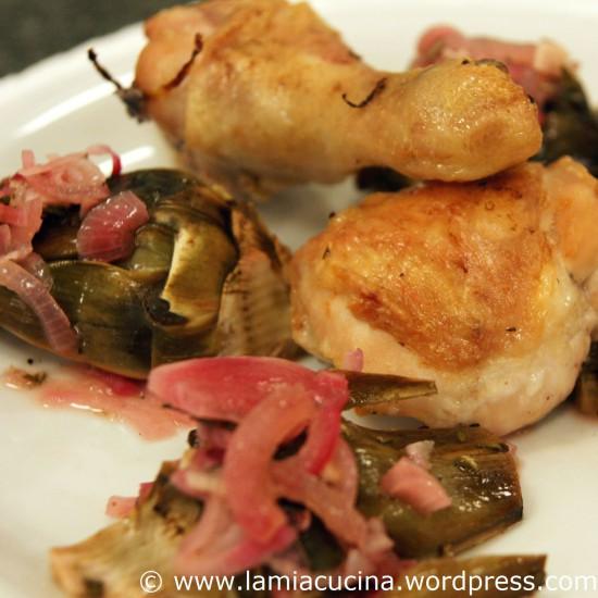 Rezeptbild: Pollo ai carciofi