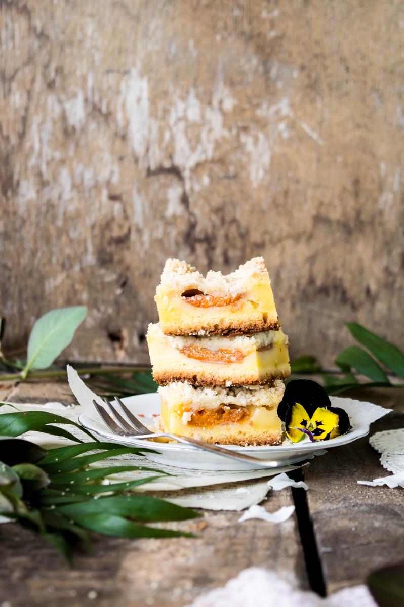 Rezeptbild: Streuselkuchen mit Marillen