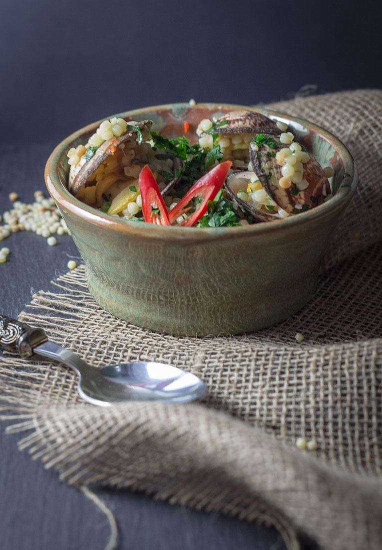 Rezeptbild: Fregola sarda con le arselle