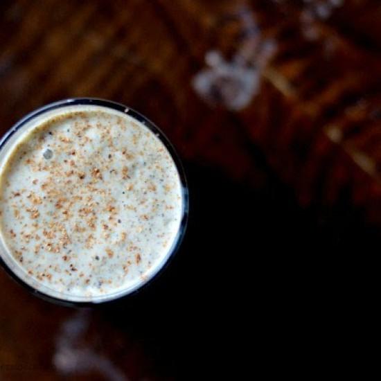 Rezeptbild: Bananen-Sesam-Milch