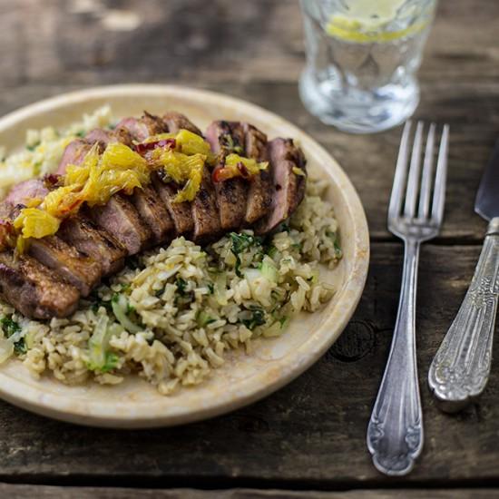 Rezeptbild: Orangen-Ente mit asiatischer Note