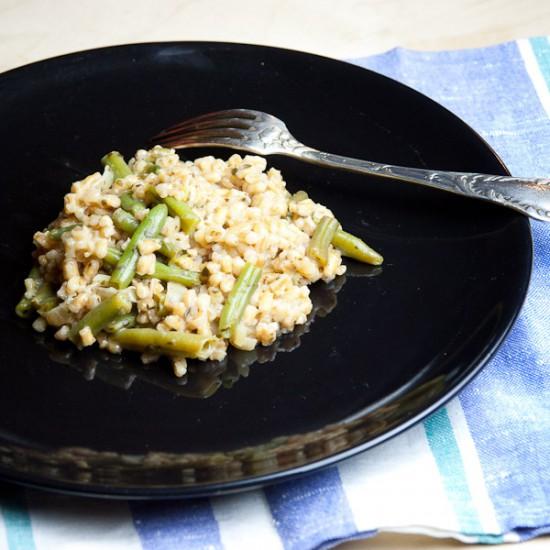 Rezeptbild: Dinkel-Kräuter Risotto