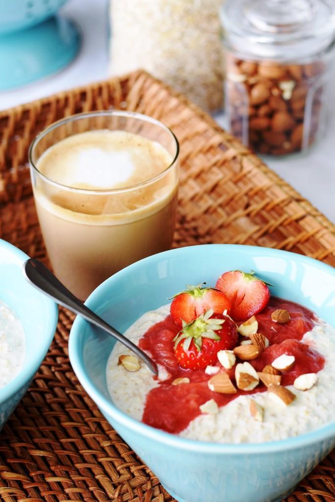 Rezeptbild: Leckere Vanille-Overnight-Oats aus nur 3 Zutaten