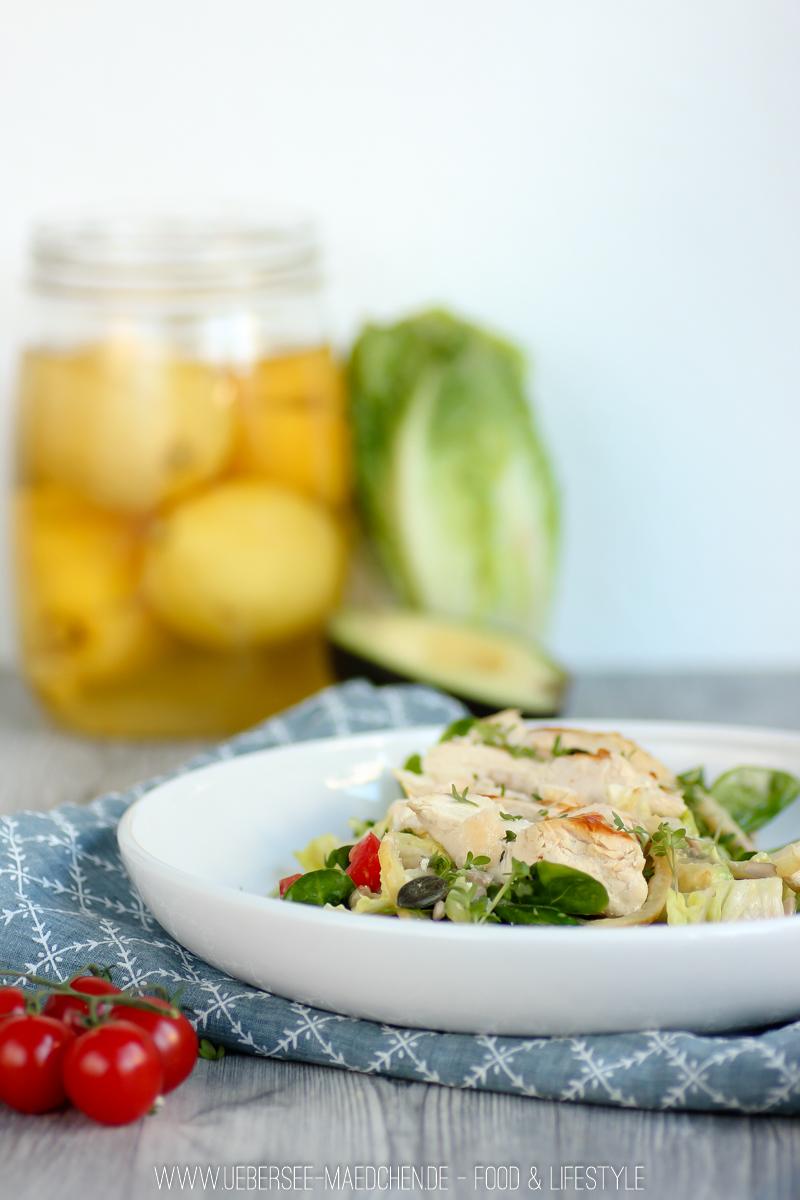 Rezeptbild: Frühlings-Salat mit Salzzitronen und Hühnchen