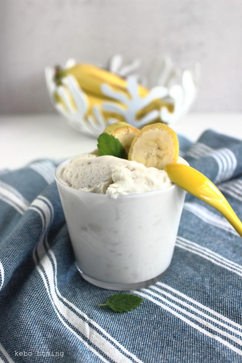 Rezeptbild: Supercremiges Bananen-Kokos-Eis