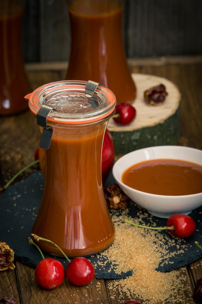 Rezeptbild: Fruchtige Kirsch-BBQ-Sauce