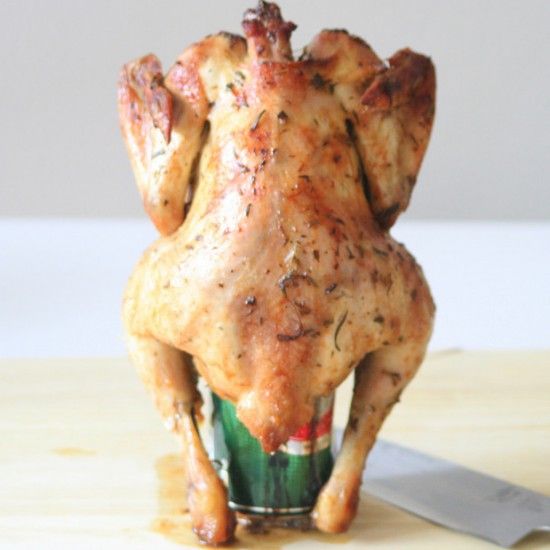Rezeptbild: Beer Butt Chicken - Bierhähnchen