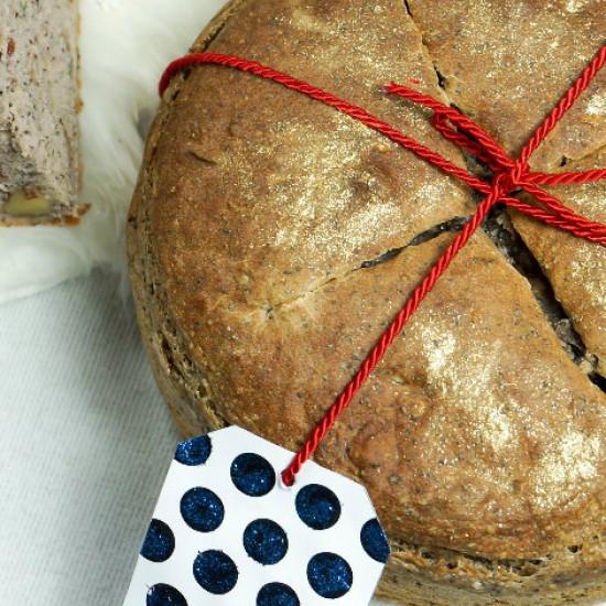 Rezeptbild: Vollkorn-Mohn-Brot mit Goldstaub