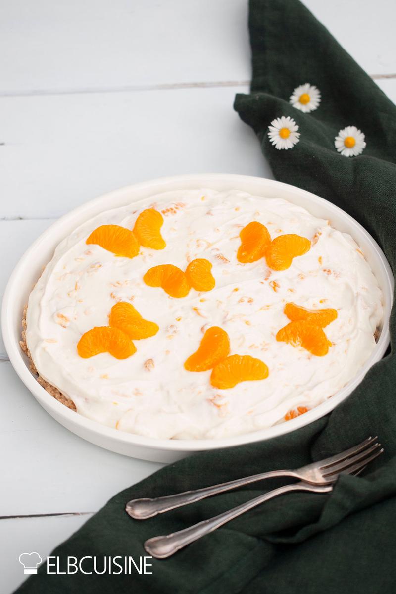 Rezeptbild: Nobake-Cake-Schmetterlingskuchen – Backen mit Kindern