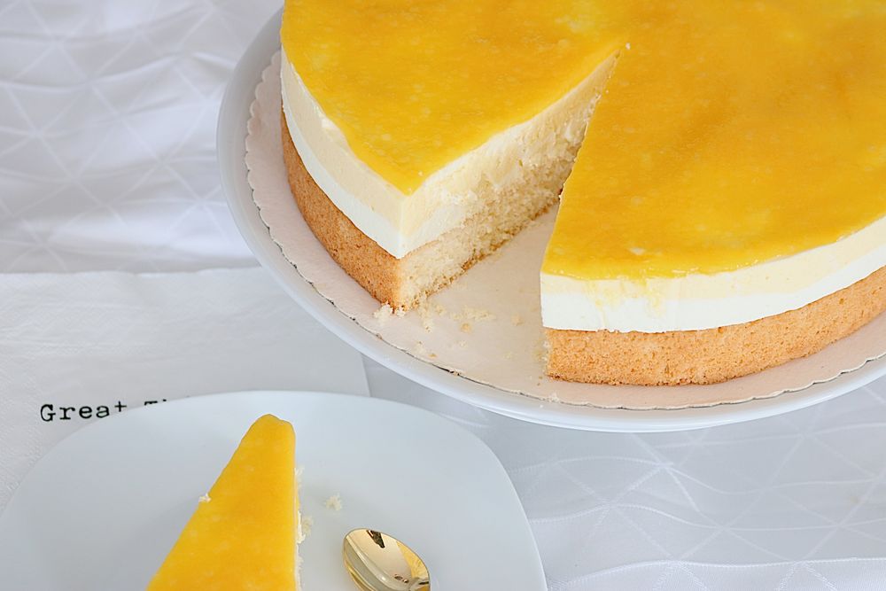 Rezeptbild: Mango Frischkäse Torte