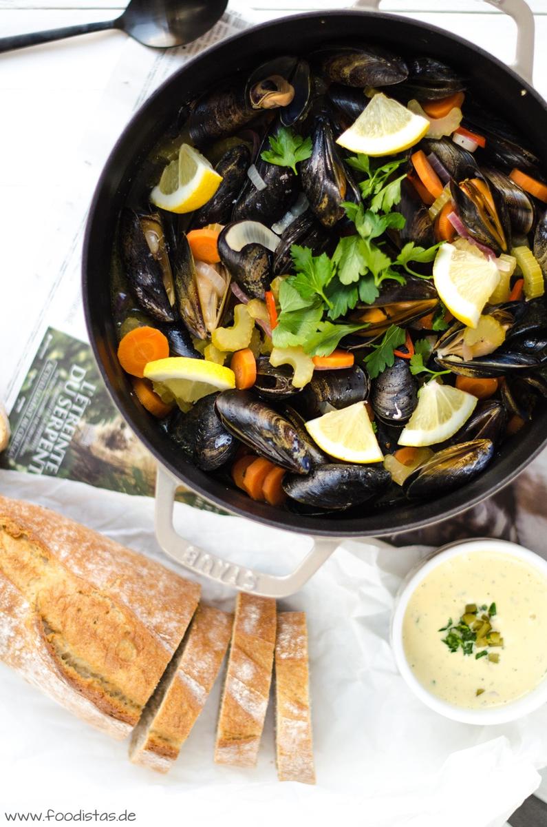 Rezeptbild: Moules avec Café de Paris Mayonnaise 