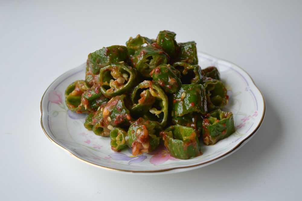 Rezeptbild: Doenjang Pimientos de Padron 