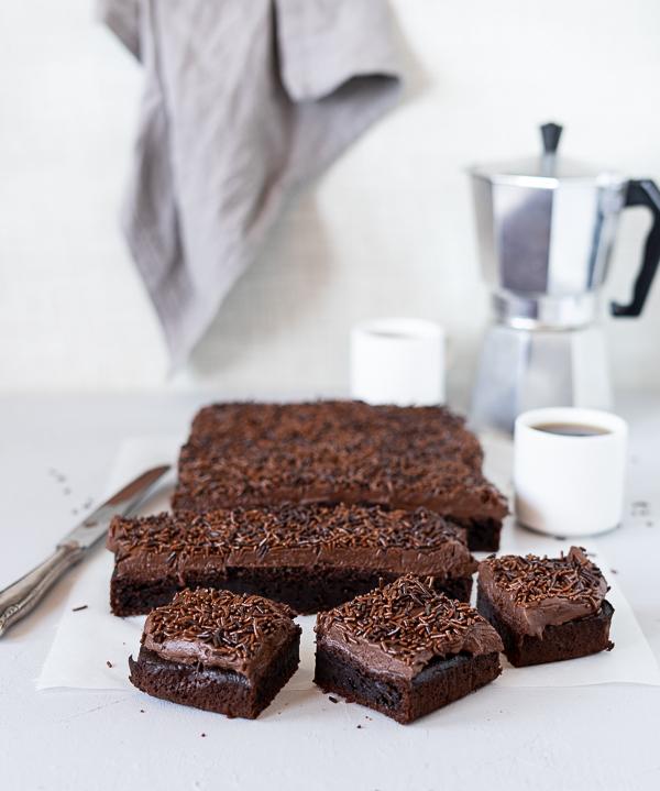 Rezeptbild:  Schokoladen-Espresso-Kuchen 