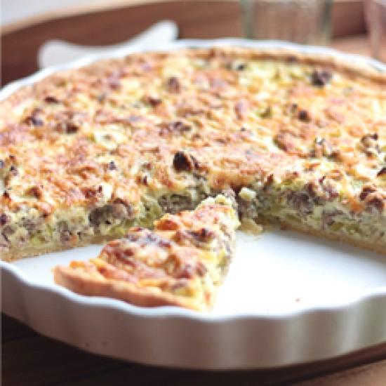 Rezeptbild: Hack-Lauch-Quiche