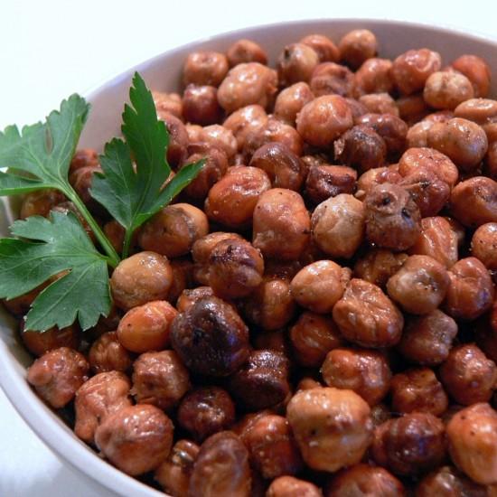 Rezeptbild: geröstete Kichererbsen