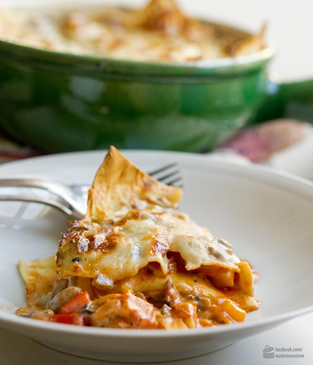 Rezeptbild: Gemüse-Lasagne