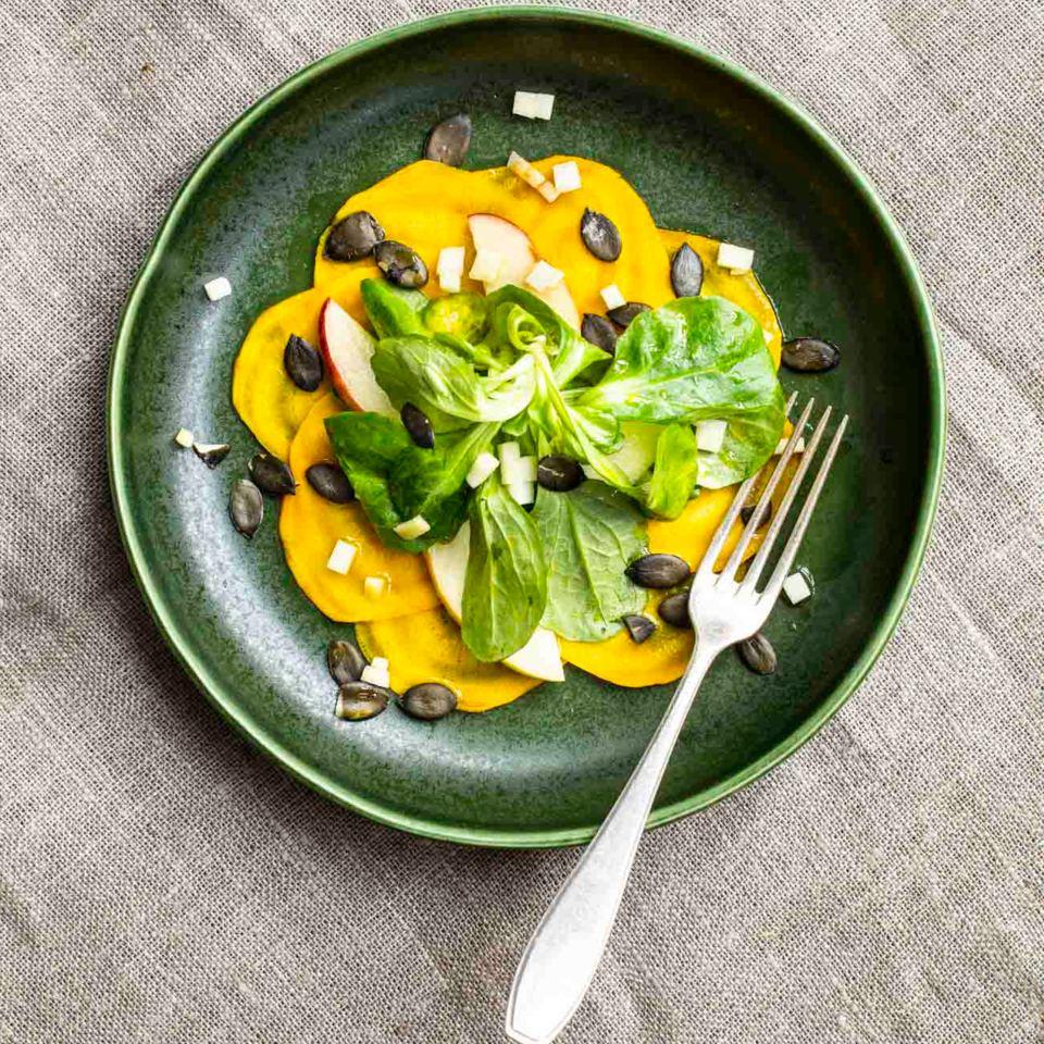 Rezeptbild: Gelbe Bete Carpaccio