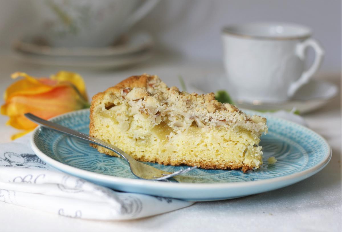 Rezeptbild: Rhabarberkuchen mit Streuseln