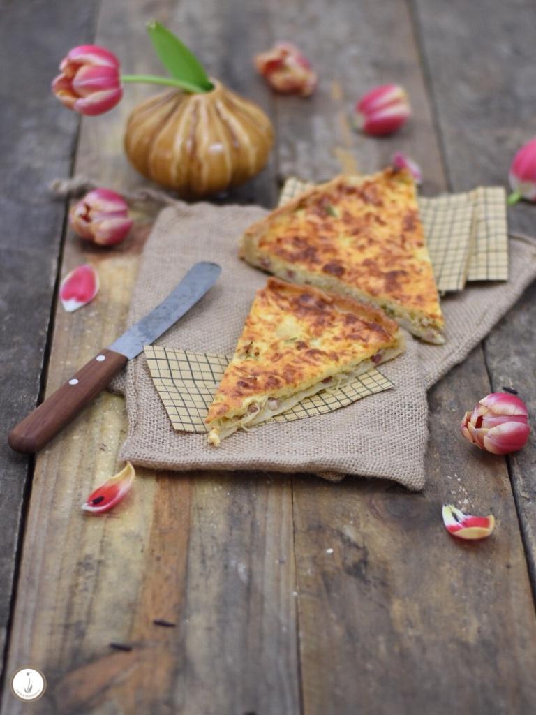 Rezeptbild: Sauerkraut-Tarte mit Speck