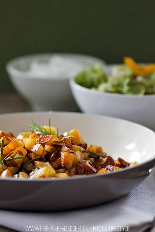 Rezeptbild: Beste schnelle Bratkartoffeln mit Rosmarin