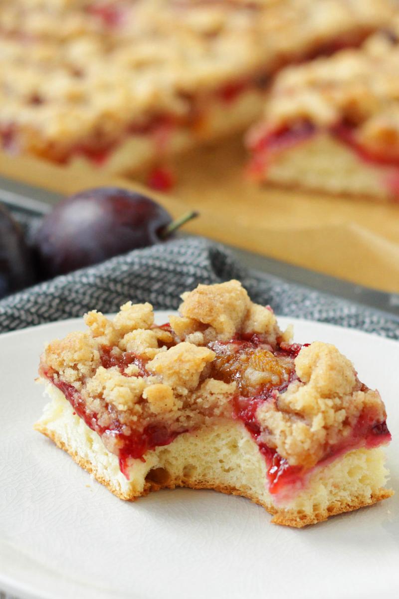 Rezeptbild: Zwetschkenfleck mit Zimtstreusel