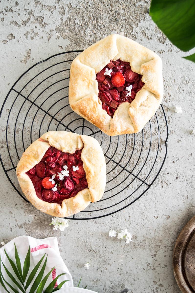 Rezeptbild: Erdbeer Galette