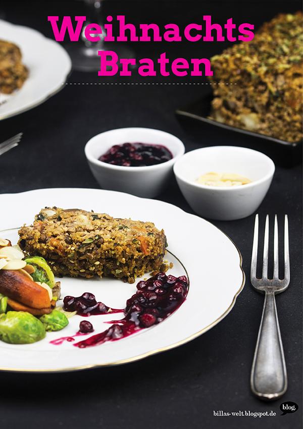 Rezeptbild: Das chillige Weihnachtsmenue… No.3: Der vegane WeihnachtsBraten