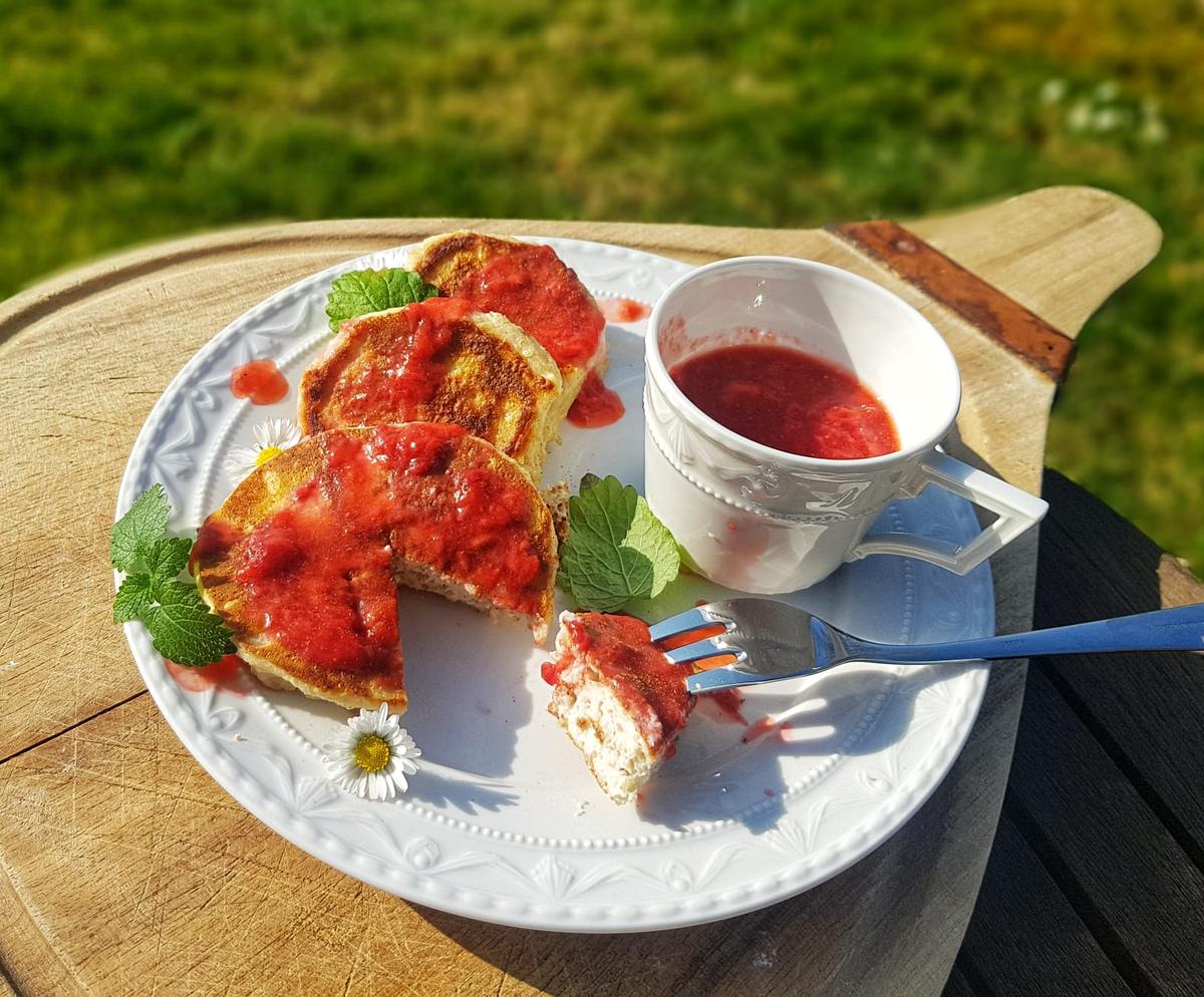 Rezeptbild: Ricotta Pfannkuchen