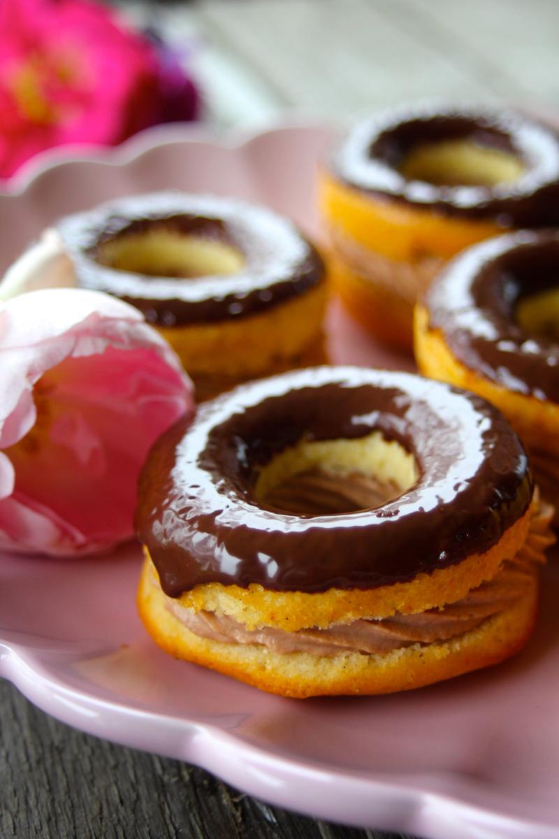 Rezeptbild: Schokoladendonuts aus dem Ofen