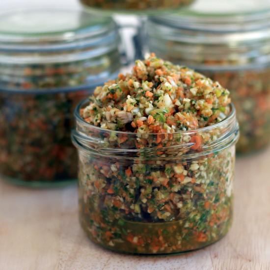 Rezeptbild: Selbstgemachte Gemüsebrühe
