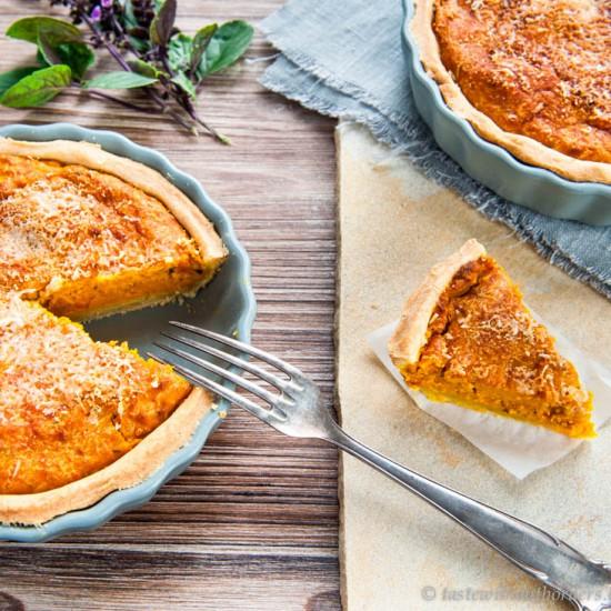 Rezeptbild: Kürbis-Kokos-Tarte
