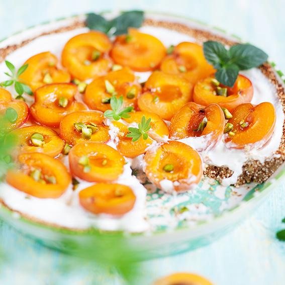 Rezeptbild: Griechische Aprikosen Quinoa Tart