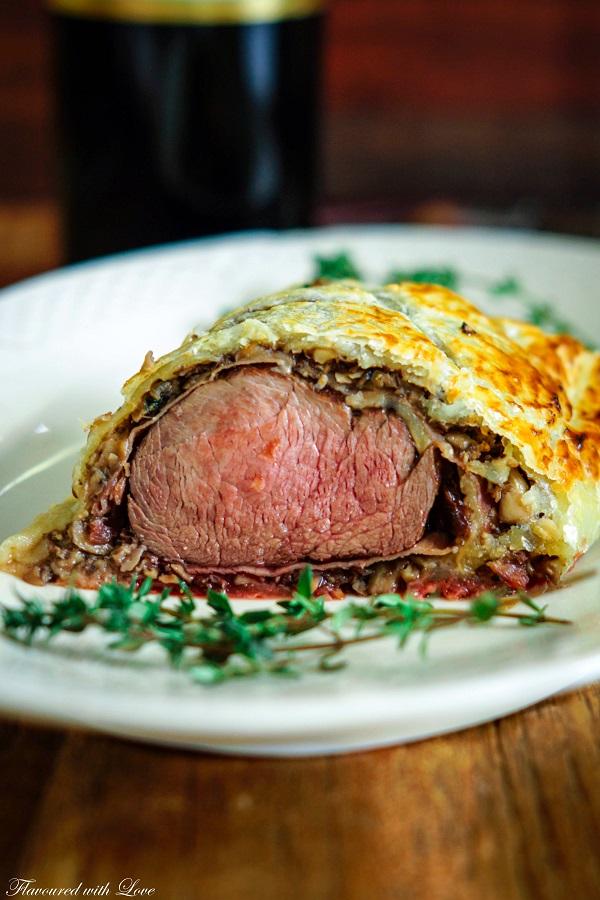 Rezeptbild: Filet Wellington vom Wildschwein