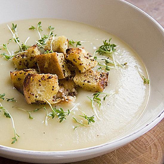 Rezeptbild: Topinambur-Kartoffelsuppe