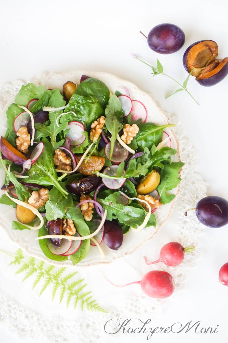 Rezeptbild: Herbstlicher Alpensalat, oh mon amour...