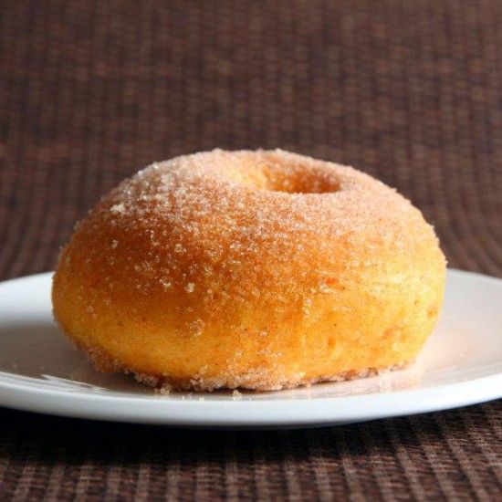 Rezeptbild: Zimtdonuts aus Suesskartoffeln