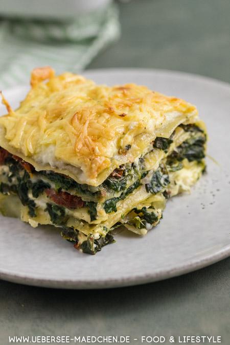 Rezeptbild: Spinat-Lasagne mit Feta besser als beim Griechen