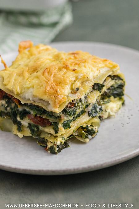 Rezeptbild: Spinat-Lasagne mit Feta besser als beim Griechen