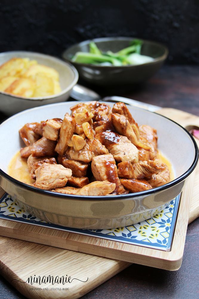 Rezeptbild: Huhn in Sherry-Sahne-Sauce