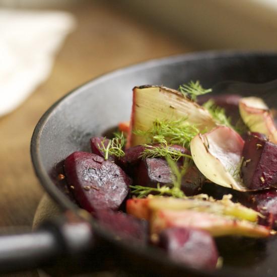 Rezeptbild: Rote Bete und Fenchel