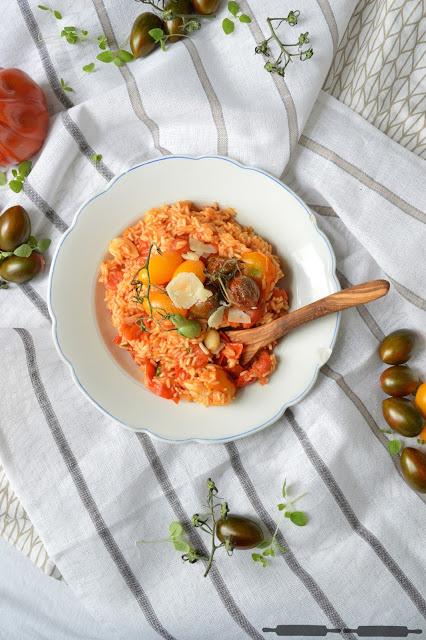 Rezeptbild: Risotto mit Tomaten der Saison